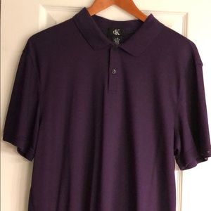 Calvin Klein Large purple polo shirt